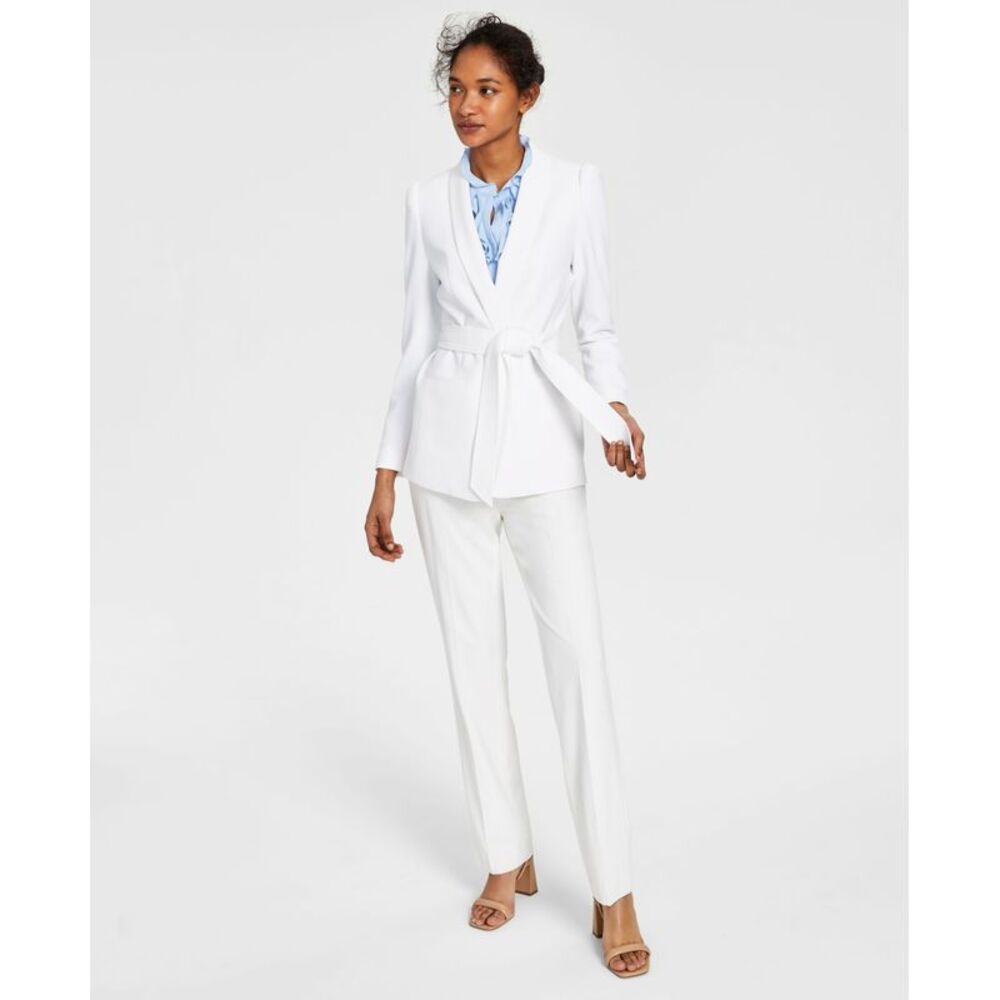 Bar III Textured Belted Blazer